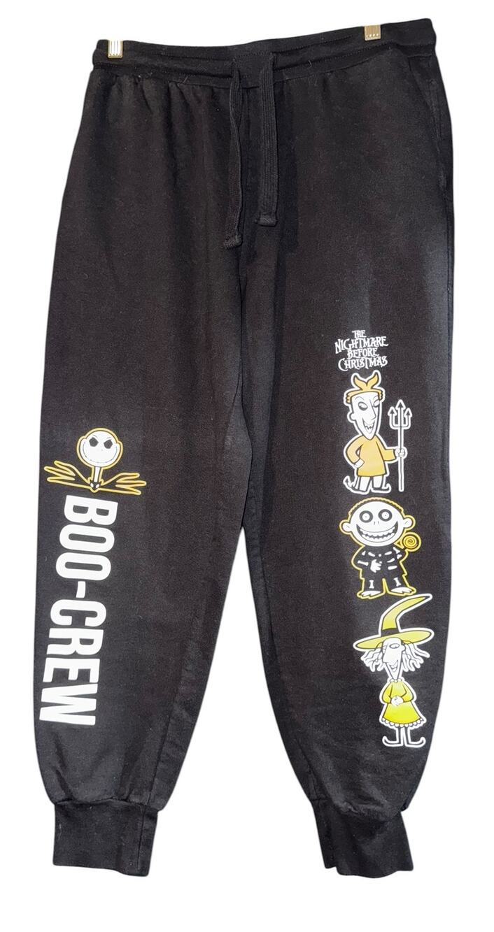 Disney The Nightmare Before Christmas Sweat Pants Juniors Large Halloween Spooky